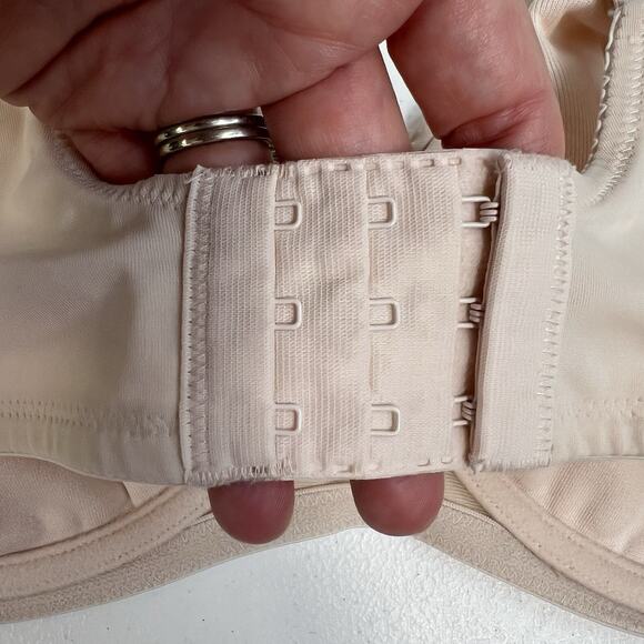 Liz & Co 40DD Bra Gentle Lift Unlined Underwire Beige Tan Adjustable Strap 16411 - Picture 7 of 15